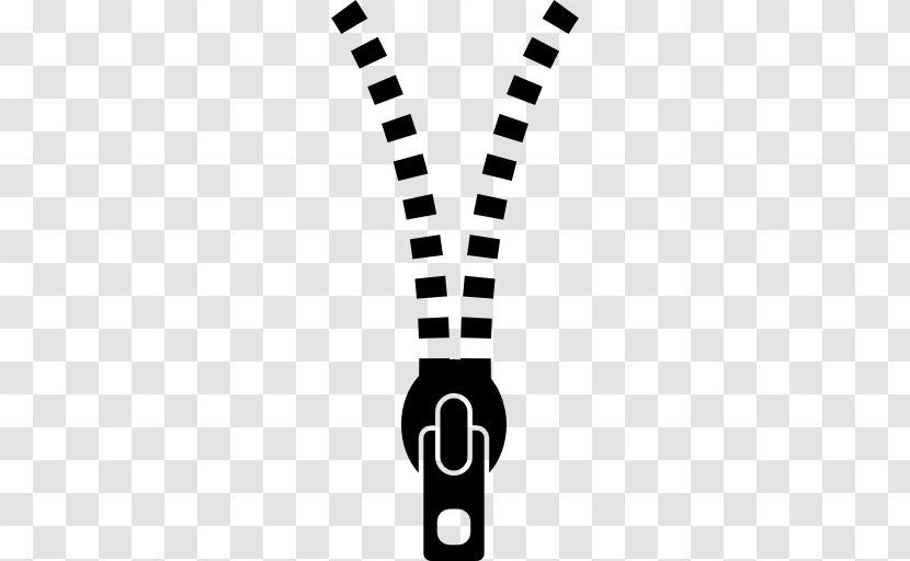 Zipper Clip Art - White Transparent PNG