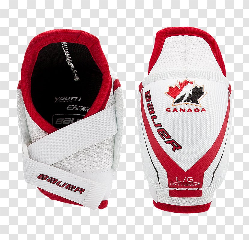 Bauer Team Canada 2015 Junior Elbow Pads Sports Shoes Sportswear - Footwear - Youth Football Players Transparent PNG