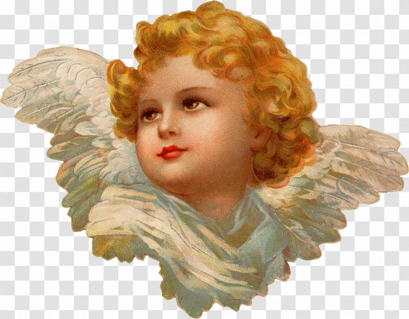 Cherub Christmas Card Angel Victorian Era - Angels Transparent PNG