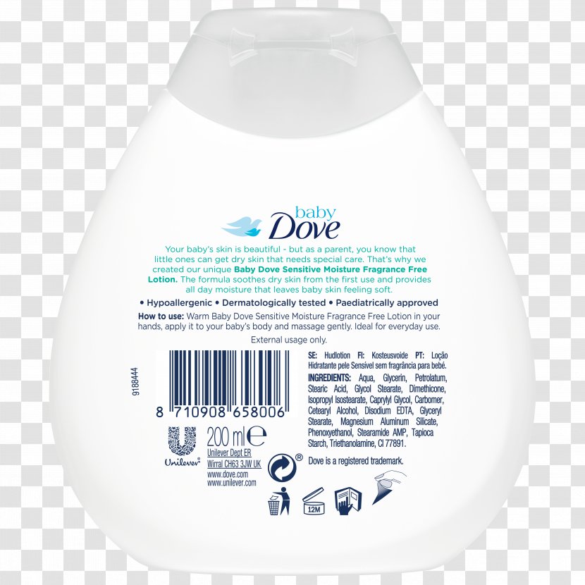 Lotion Dove Baby Shampoo Hair Conditioner - Cream Transparent PNG