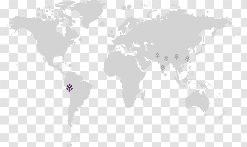 World Map - Royaltyfree - Peruvian Maca Transparent PNG