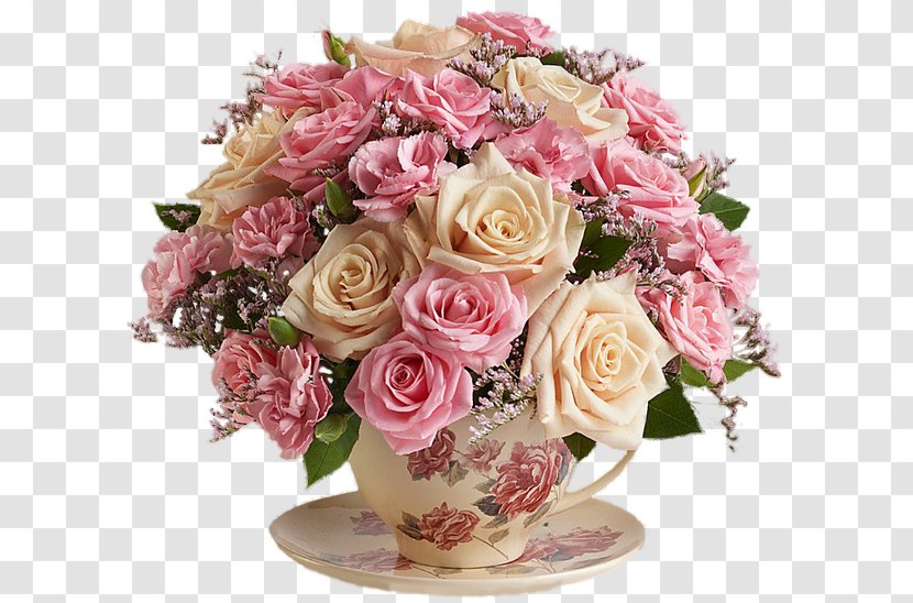 Flower Bouquet Teleflora Teacup Floristry - Ceramic Transparent PNG