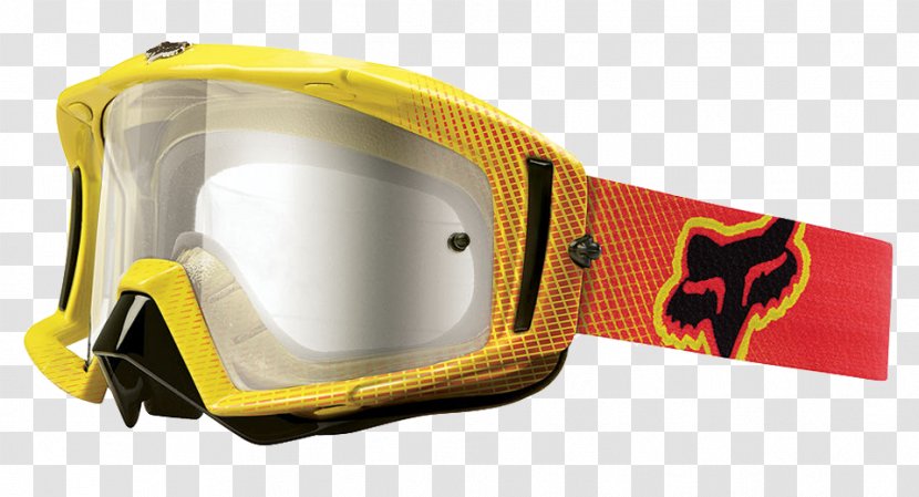 T-shirt Goggles Fox Racing Glasses Motorcycle - GOGGLES Transparent PNG