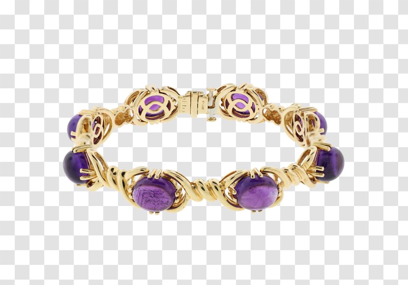 Amethyst Bracelet Body Jewellery - Cobochon Jewelry Transparent PNG