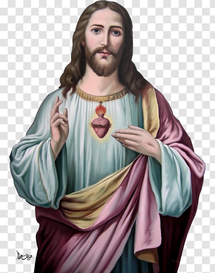 Jesus Prayer God Sacred Heart Religion - Christ Transparent PNG