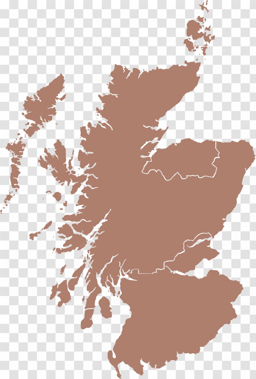 Scotland Blank Map Royalty-free - Geography Transparent PNG