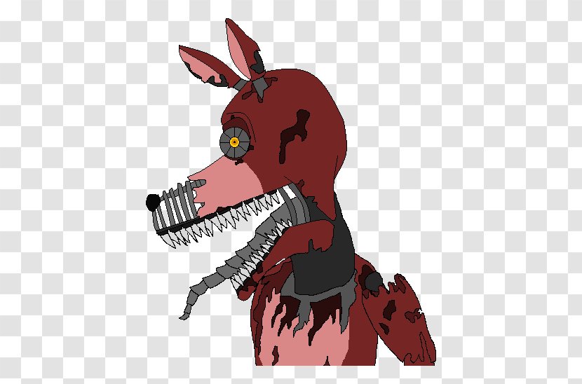 Five Nights At Freddy's 4 Tongue Fan Art Drawing - Deviantart - Nightmare Foxy Transparent PNG