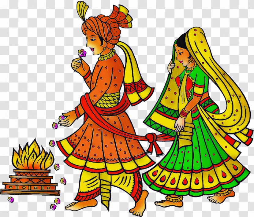 Folk Dance Costume Design Dance Transparent PNG