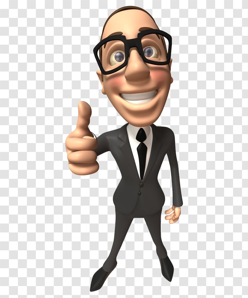 Businessperson Web Design - Smile - Cartoon Business Man Transparent PNG