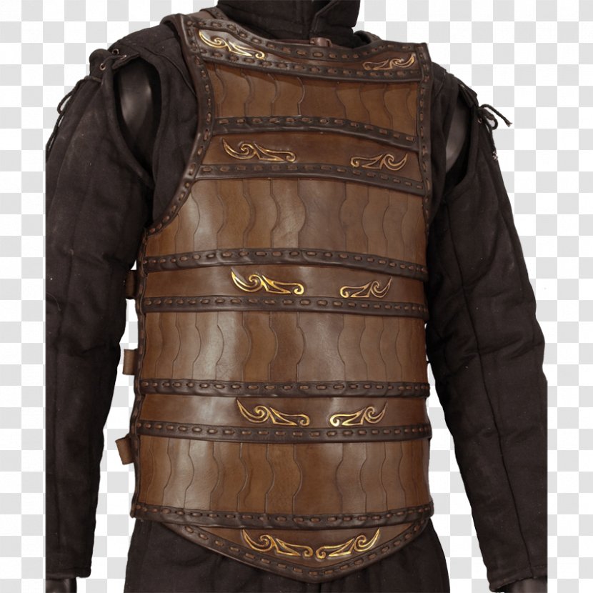 Lamellar Armour Body Armor Leather レザーアーマー - Weapon - Hoodie Transparent PNG