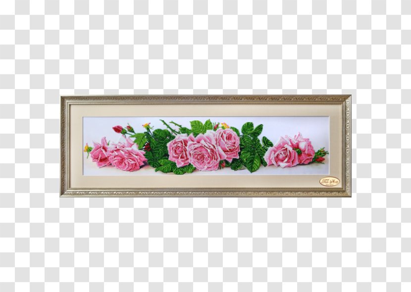 Bead Embroidery Floral Design Flower - Rose Order Transparent PNG