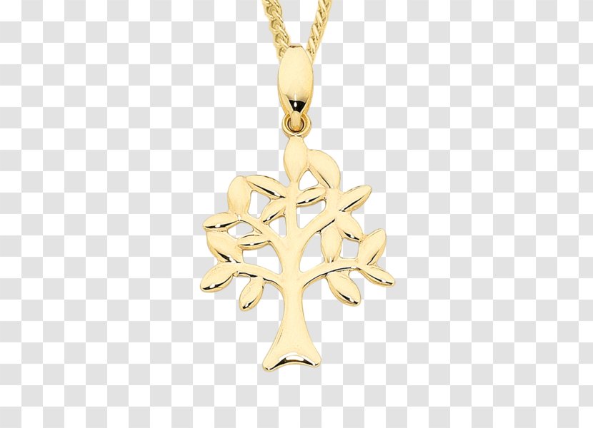 Locket Gold Necklace Body Jewellery - Fashion Accessory - Tree Yellow Transparent PNG