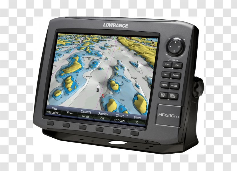 GPS Navigation Systems Chartplotter Global Positioning System Lowrance Electronics - Electronic Device Transparent PNG