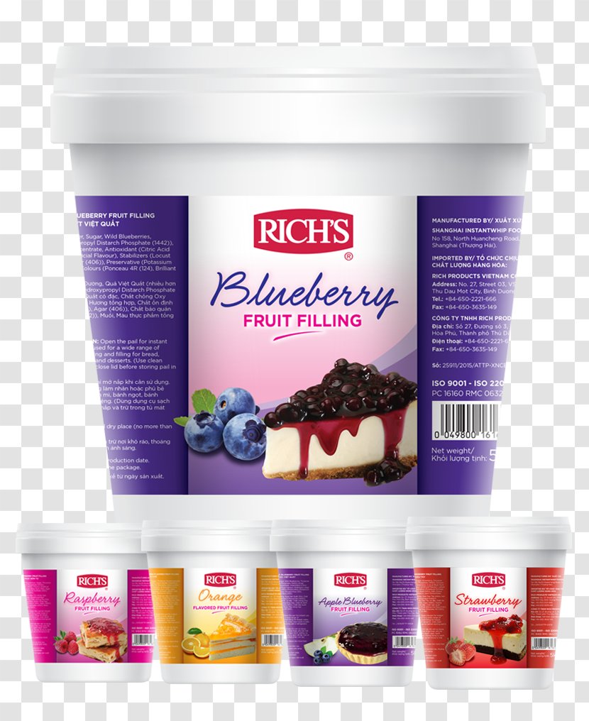 Frosting & Icing Rich Products Glaze Rich's Foodservice Dessert - Purple - Cake Transparent PNG