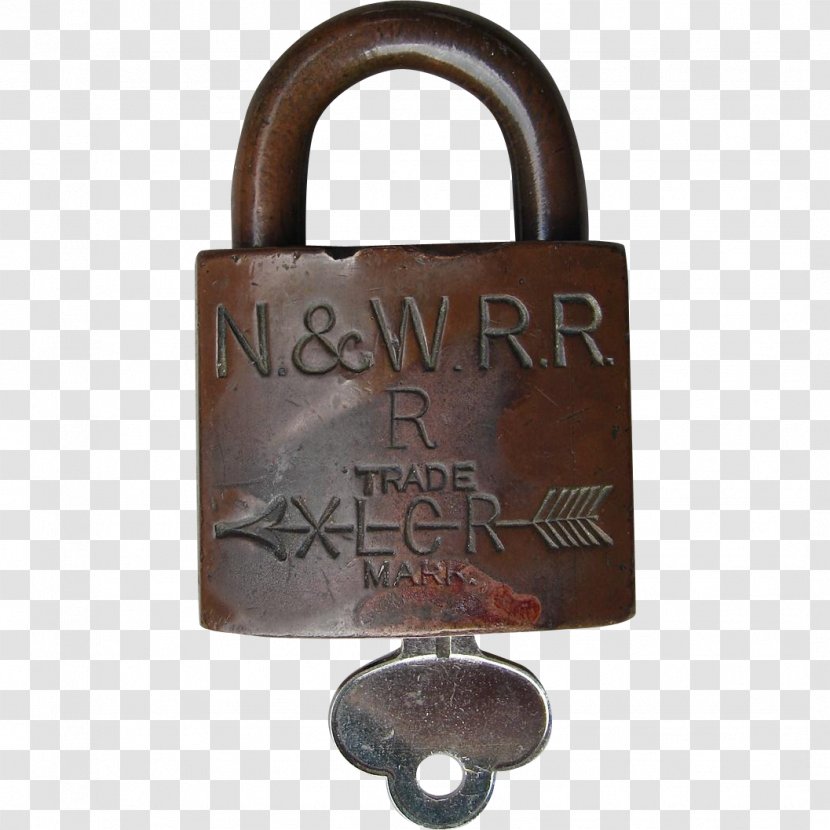 Padlock Brown Metal - Hardware Transparent PNG