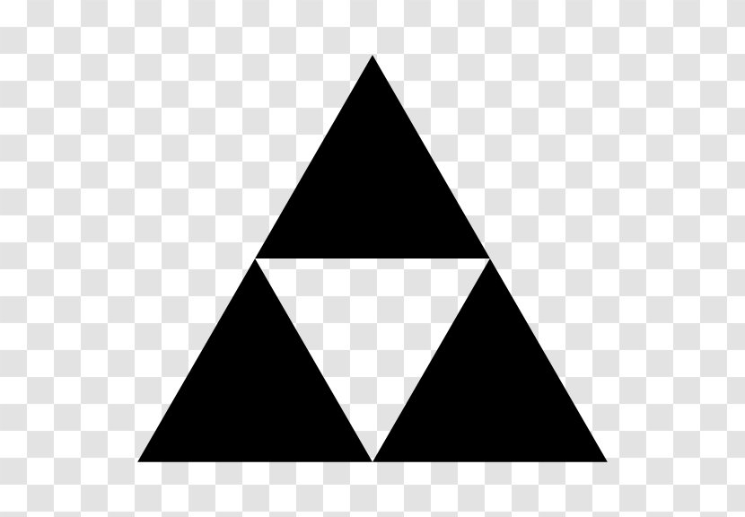Triangle Shape Symbol Triforce - Area Transparent PNG