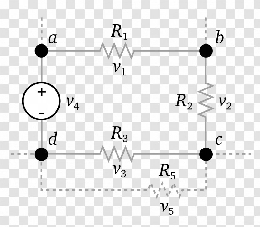 Kirchhoff's Circuit Laws Electrical Network Electric Potential Difference Current Electronic - White - Triangle Transparent PNG