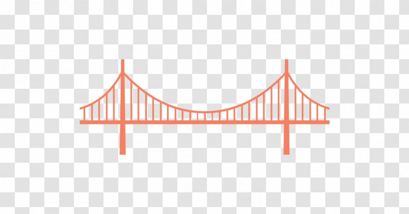Golden Gate Bridge Clip Art - Simple Cliparts Transparent PNG