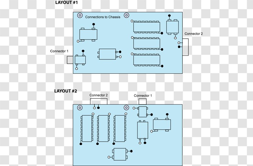 Electrical Network Drawing Engineering Diagram - Rectangle - Printed Circuit Board Transparent PNG