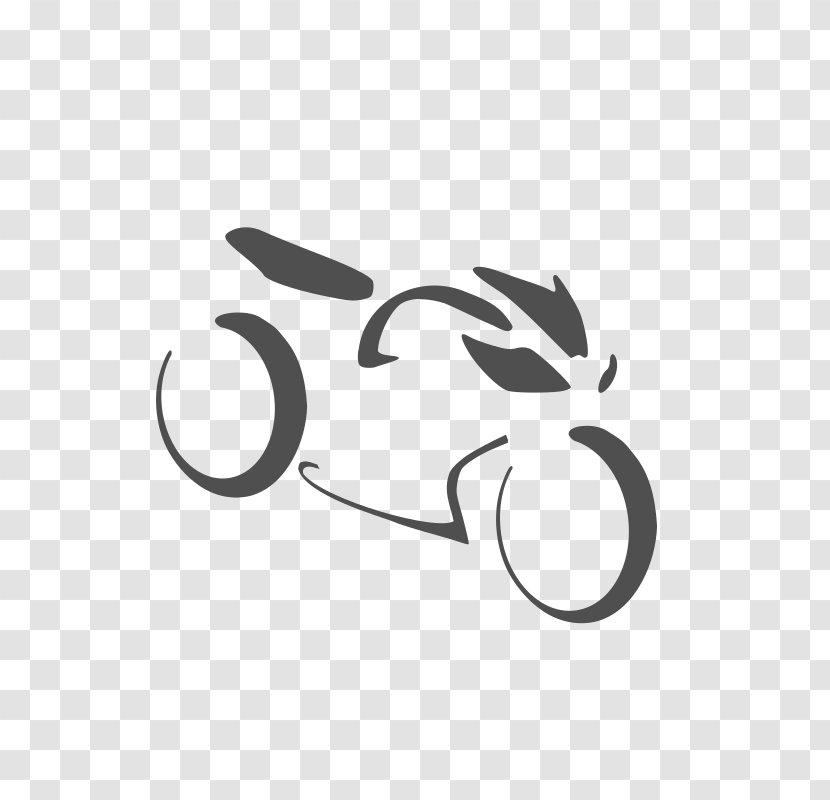 Logo Motorcycle - White - Having Vector Transparent PNG