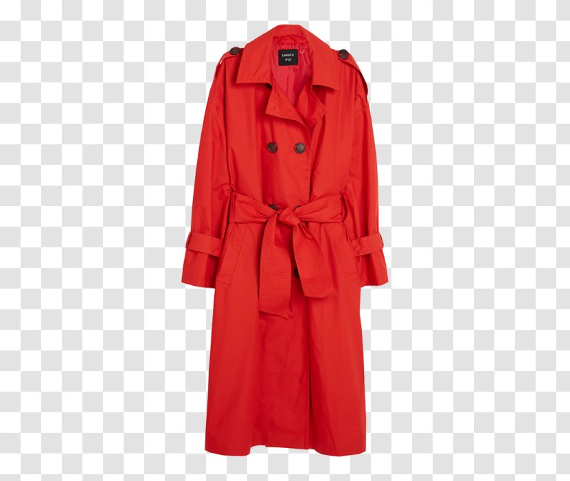 Trench Coat Fashion Red Clothing Bag - Canada Transparent PNG