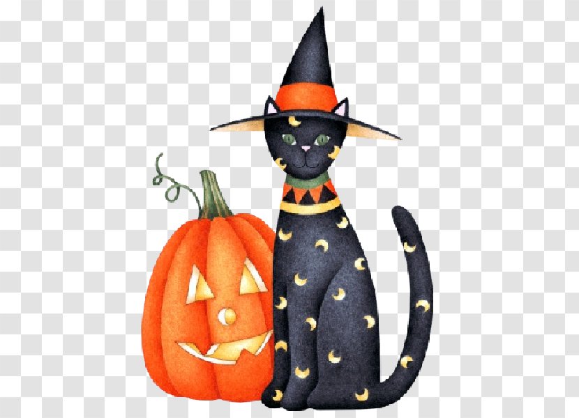 Cat Halloween Clip Art GIF Witch - Tree Transparent PNG