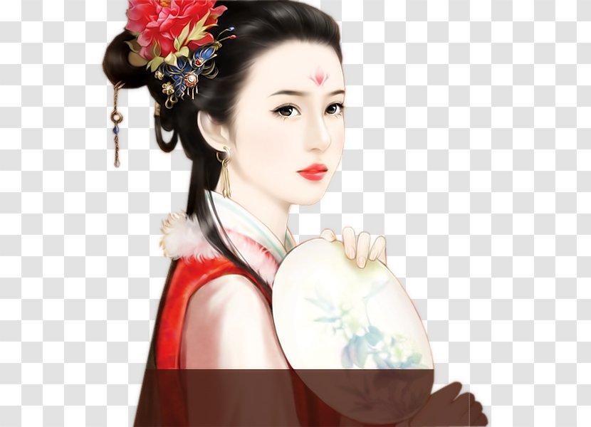 庄姜 Bijin Four Beauties China Qing Dynasty - Wang Zhaojun Transparent PNG