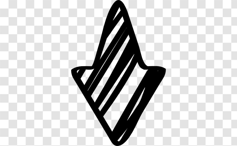 Arrow - Symbol - Black And White Transparent PNG