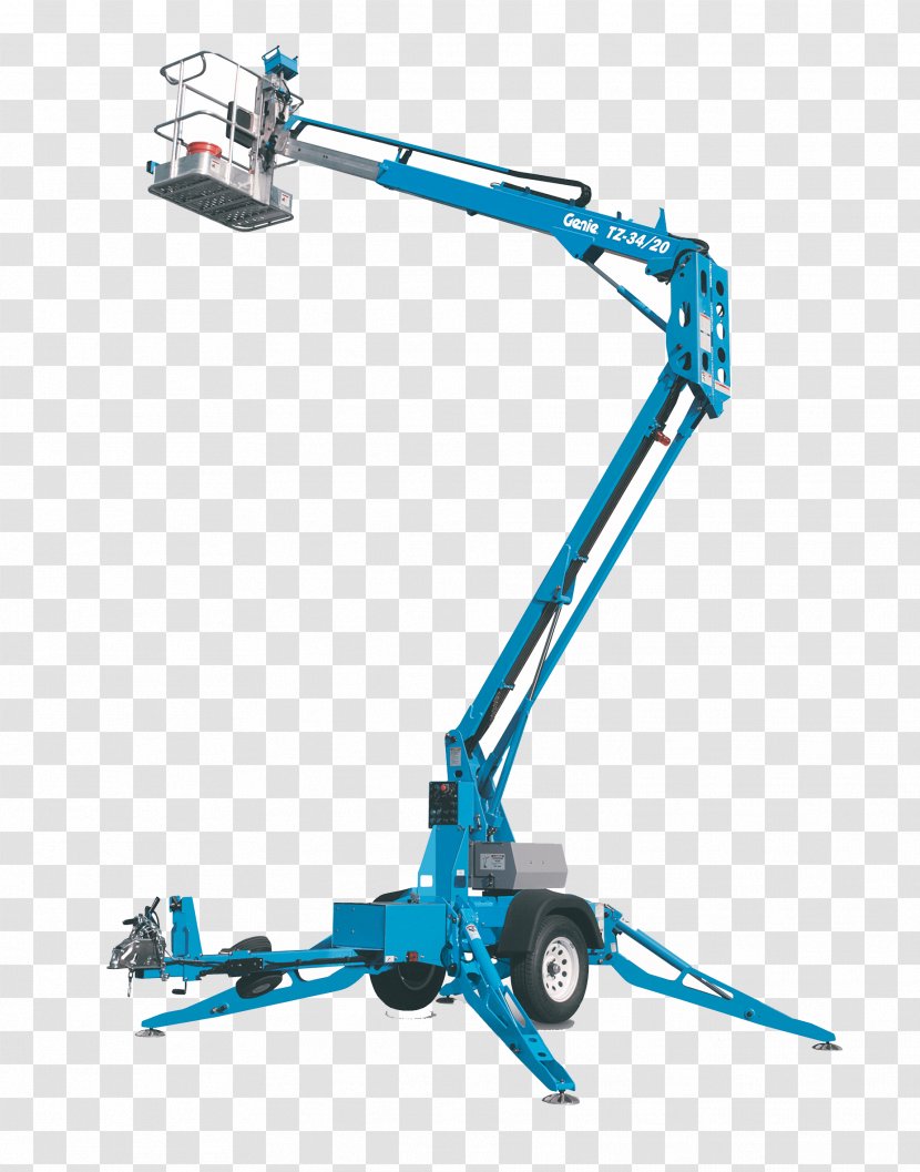 Aerial Work Platform Genie Elevator Industry Heavy Machinery - Boom Lift Transparent PNG