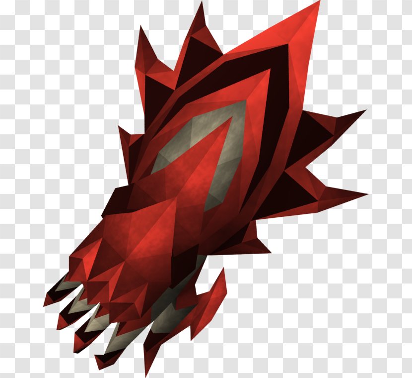 RuneScape Dragon Weapon Claw Wiki - Red Transparent PNG