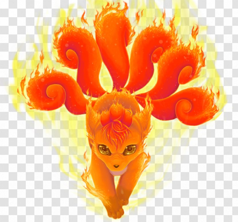 Vulpix Flash Fire Ninetales Drawing - Petal Transparent PNG