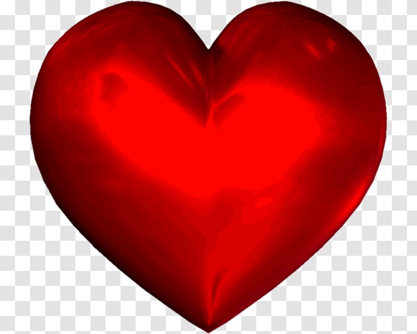 Red Heart Valentine's Day Transparent PNG