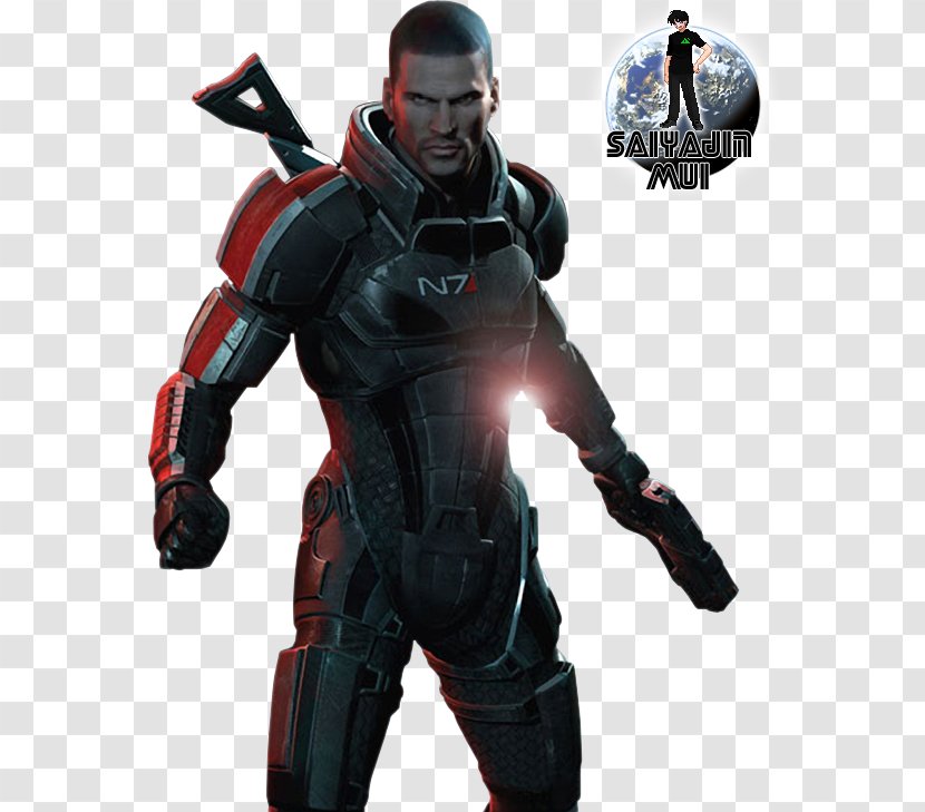 Mass Effect 3 2 Commander Shepard Video Game - Bioware Transparent PNG