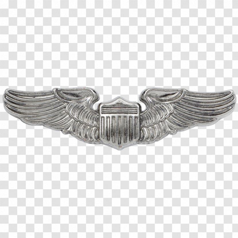 Second World War United States Aviator Badge 0506147919 Army Air Forces - Force Transparent PNG