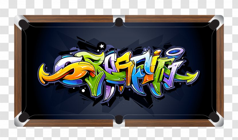 Graffiti Wildstyle Drawing - Brush - Snooker Transparent PNG