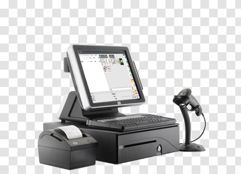Point Of Sale Sales Business Retail Barcode Scanners - System - Pos Machine Transparent PNG