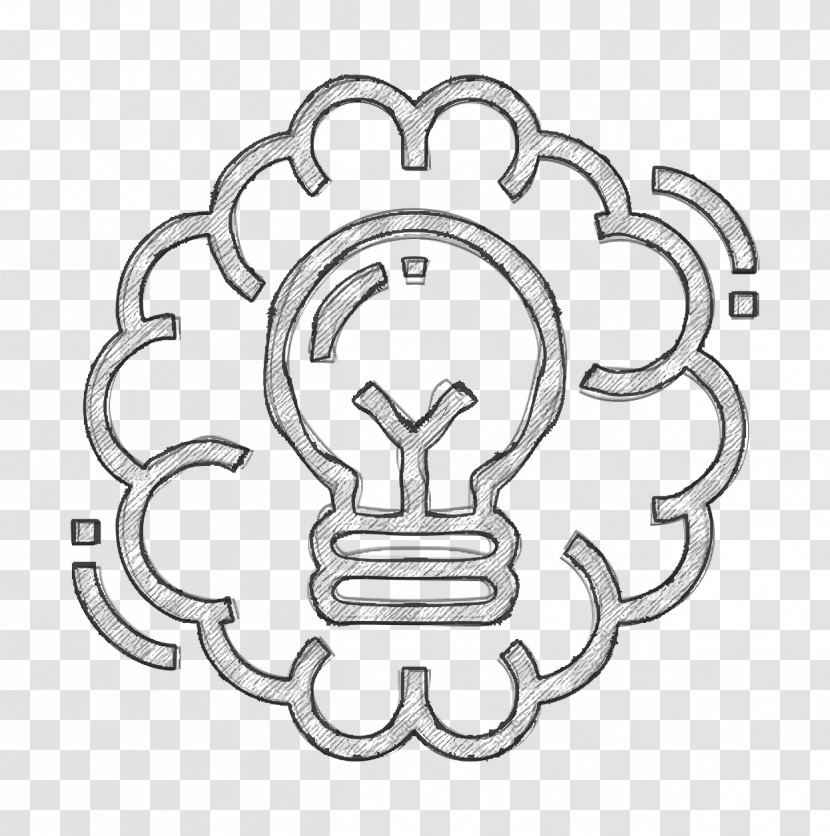 Education Icon Brain Icon Brainstorming Icon Transparent PNG