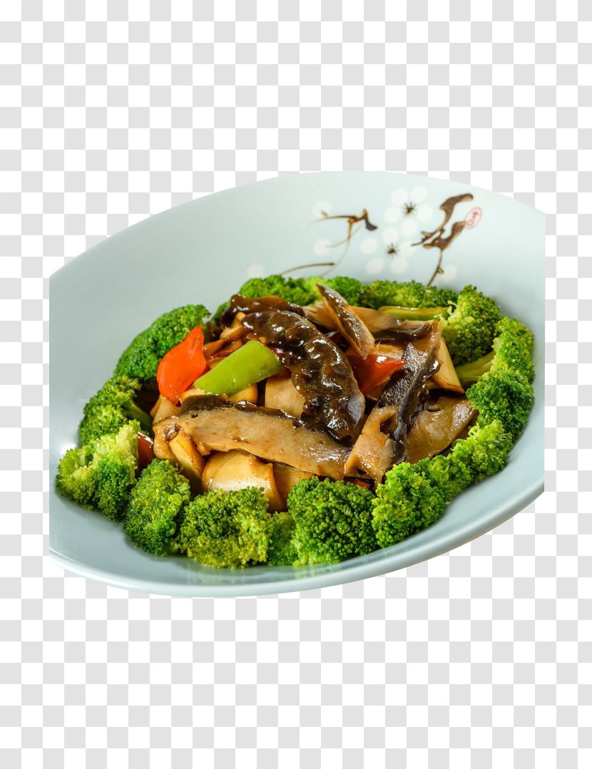 Vegetarian Cuisine American Chinese Broccoli - Asian Food - Beans Mix Transparent PNG