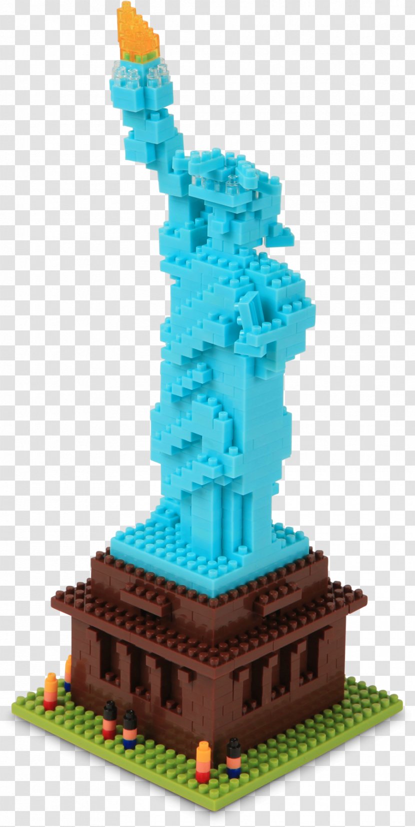 Statue Of Liberty Nanoblock Leaning Tower Pisa Kawada Transparent PNG