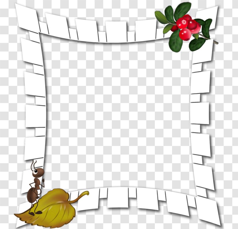 Ant Leaf Clip Art - Picture Frame Transparent PNG