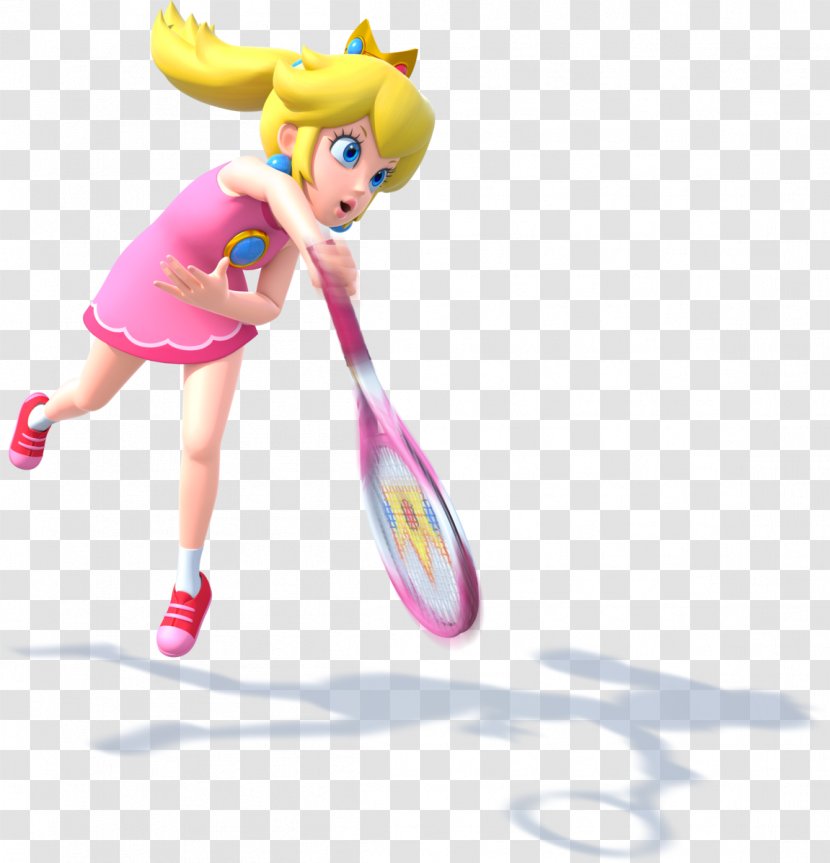 Mario Tennis: Ultra Smash Princess Peach Rosalina - Video Game - Tennis Transparent PNG