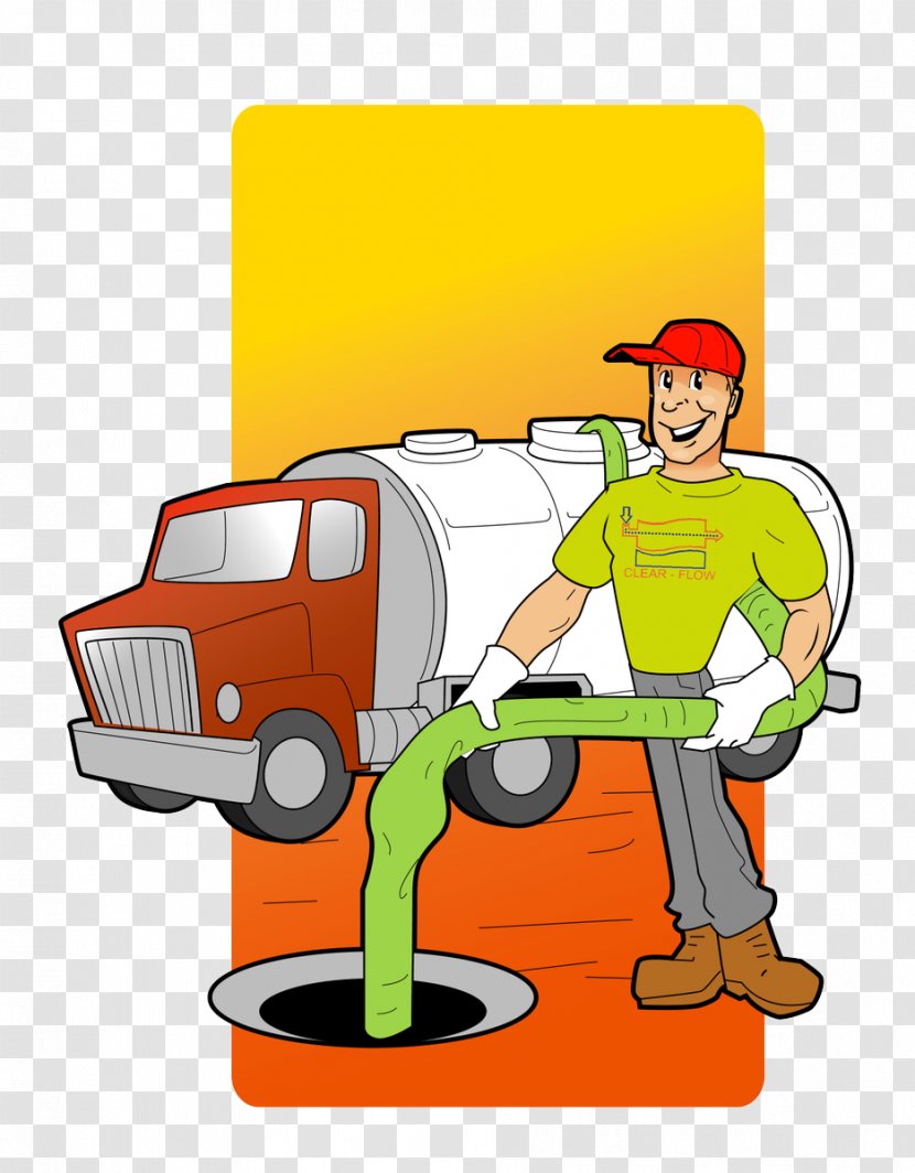 Septic Tank Water Well Hardware Pumps Pipe Wastewater - Yellow - Art Transparent PNG