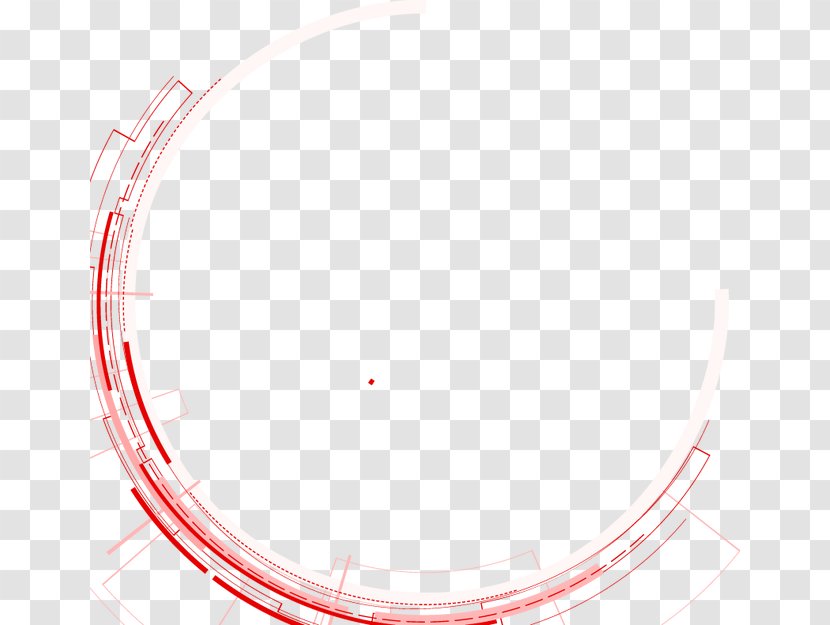 Line Point Angle - Abstract Red Circle Transparent PNG