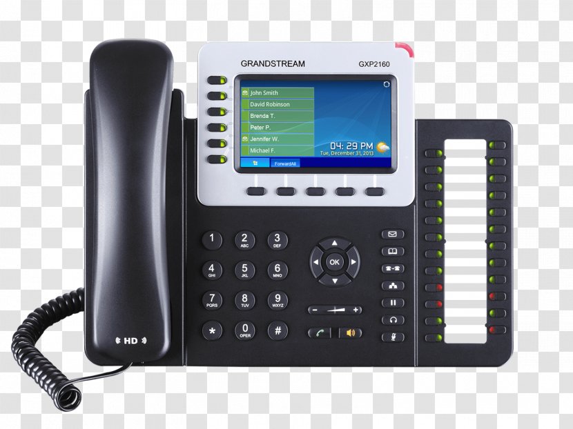 Grandstream Networks GXP2160 VoIP Phone Telephone Voice Over IP - Technology - Telecommunication Transparent PNG