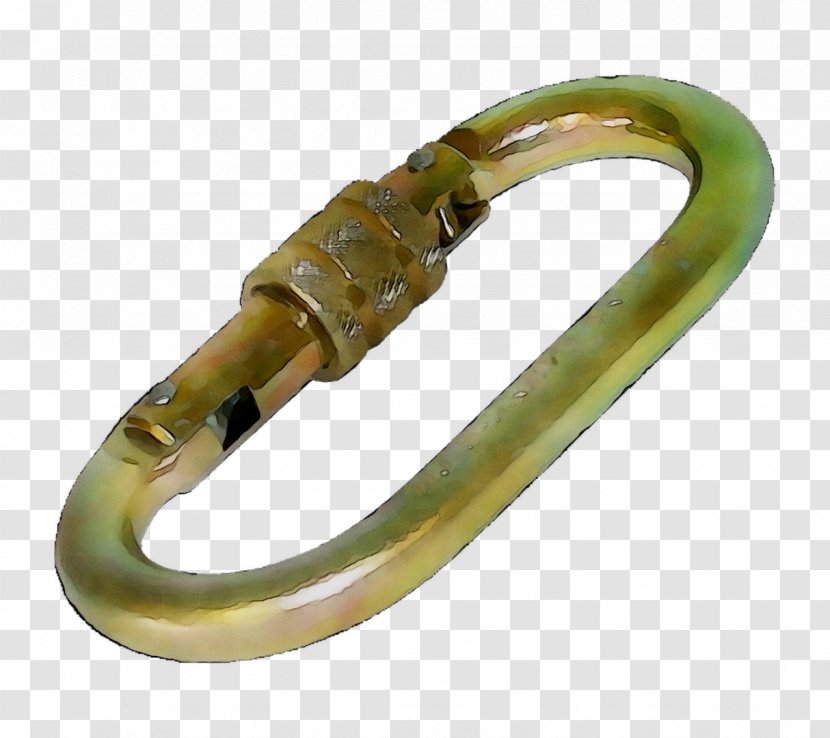 Body Jewellery Human - Carabiner - Brass Transparent PNG