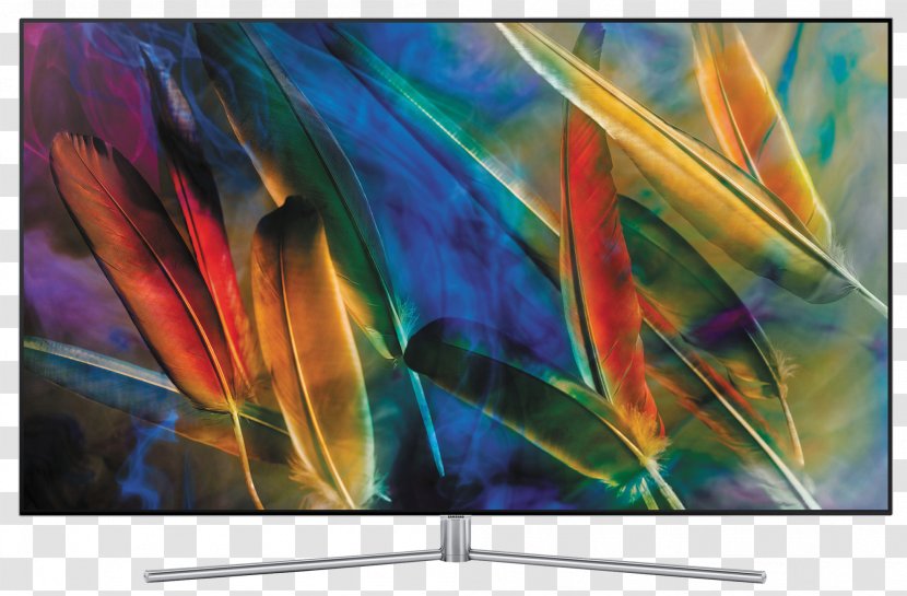 Quantum Dot Display Ultra-high-definition Television 4K Resolution Samsung Smart TV - Ledbacklit Lcd Transparent PNG