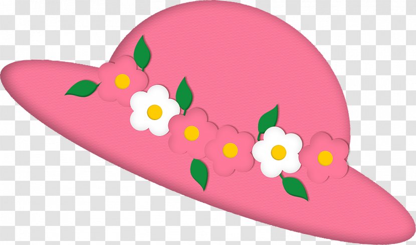 Clip Art Hat Pink M Flower - 28day Transparent PNG