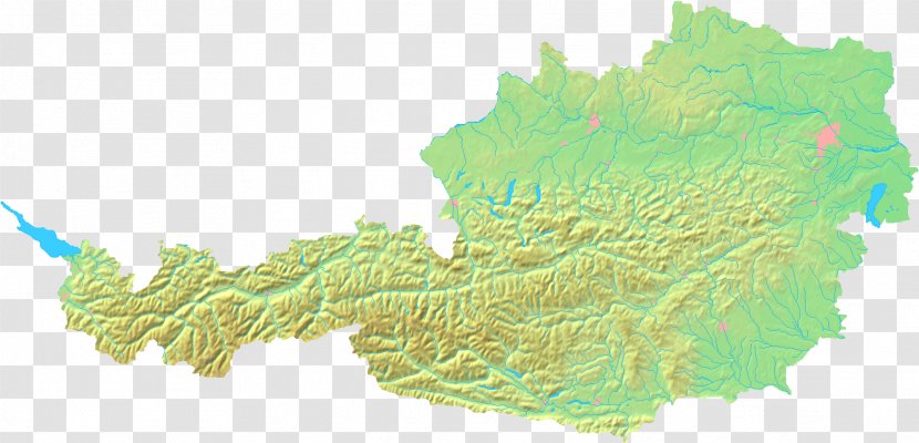 Austria Vector Map - Road - Topo Transparent PNG