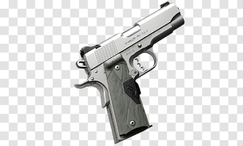 Kimber Manufacturing .45 ACP Custom Firearm Pistol - Bullet Traces Transparent PNG