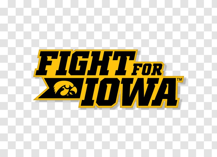 Iowa Hawkeyes Fight For Flag University Of Logo Brand - Banner - Cheerleaders Wearing Nike Cheer Uniforms Transparent PNG